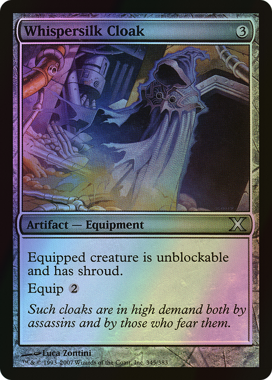 Whispersilk Cloak (10E) #345★ [EN/F]