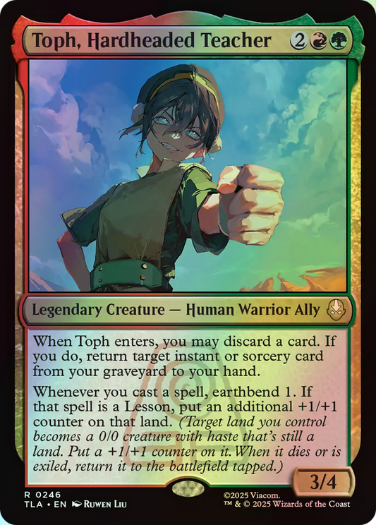 Toph, Hardheaded Teacher (TLA) #246 [EN/F] s/o