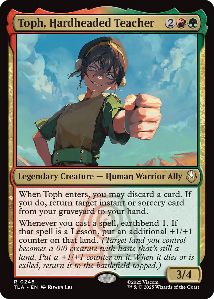 Toph, Hardheaded Teacher (TLA) #246 [EN/N] s/o