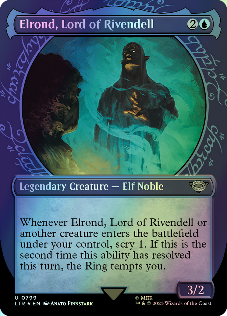 Elrond, Lord of Rivendell - Surge Foil (LTR) #799 [EN/F] s/o