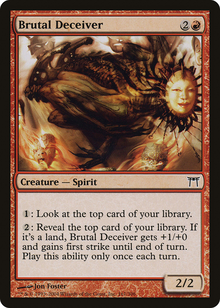 Brutal Deceiver (CHK) #161 [EN/N]