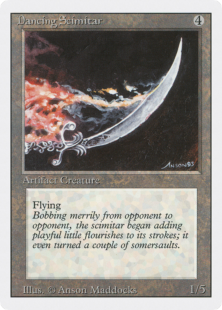 Dancing Scimitar (3ED) #243 [EN/N]