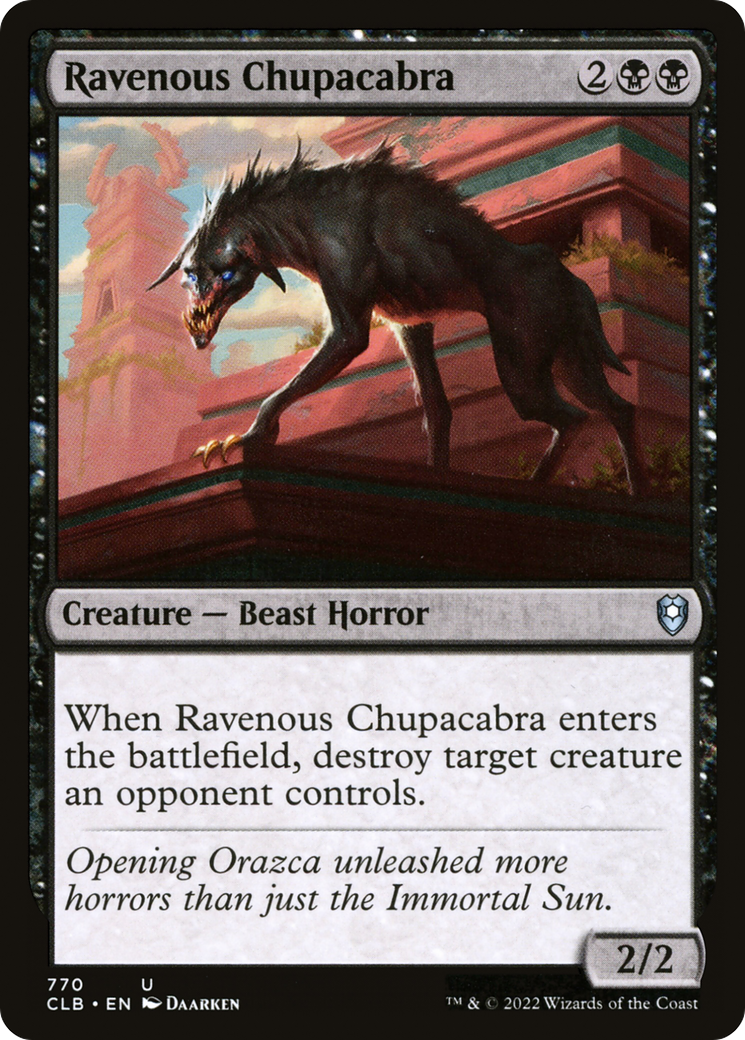 Ravenous Chupacabra (CLB) #770 [EN/N]