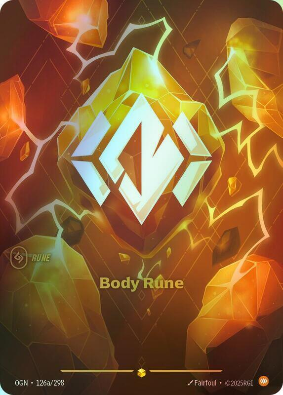 Body Rune (Alternate Art) (OGN) #126a [EN/F]