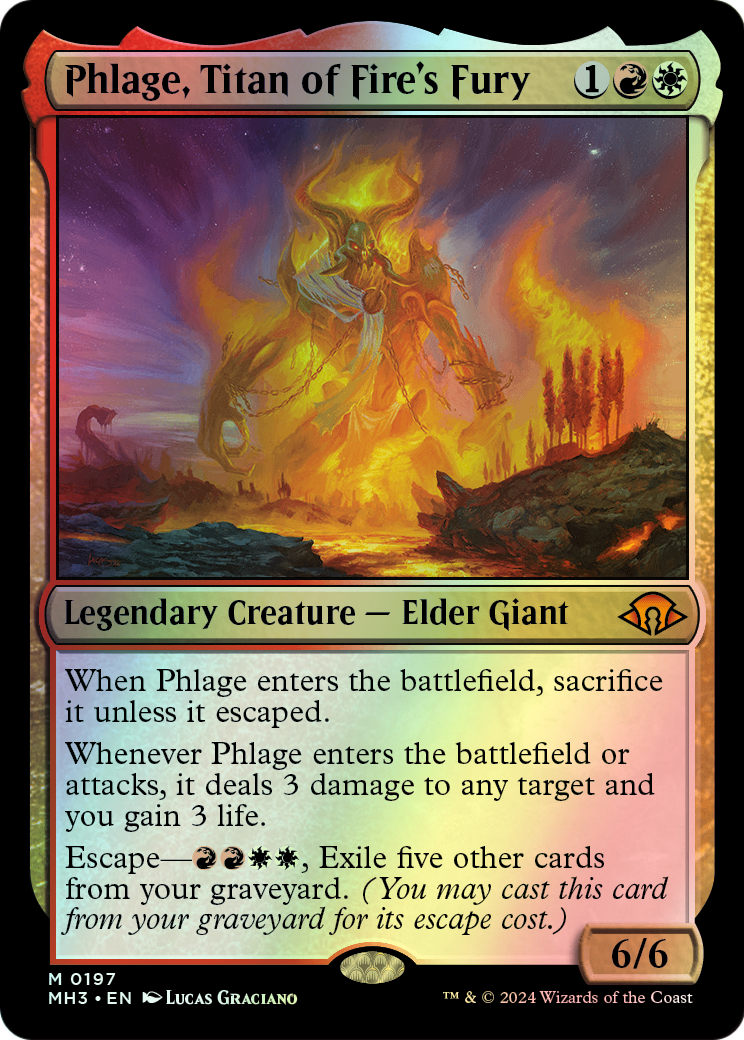 Phlage, Titan of Fire's Fury (MH3) #197 [EN/F]