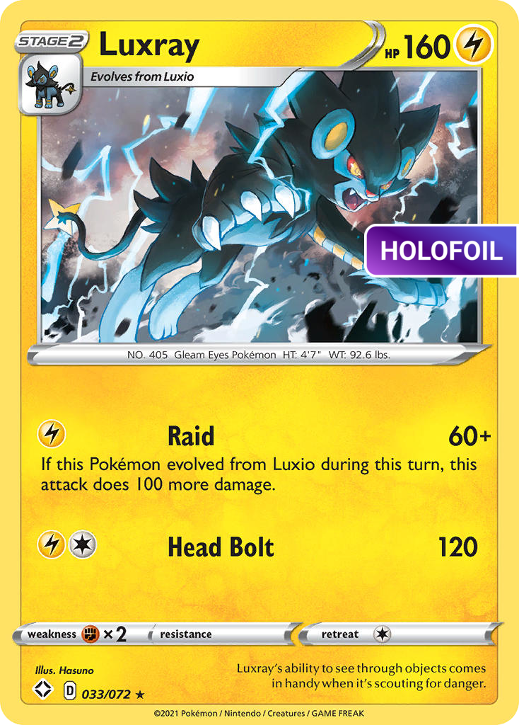 Luxray (SHF) #33 [EN/H] s/o
