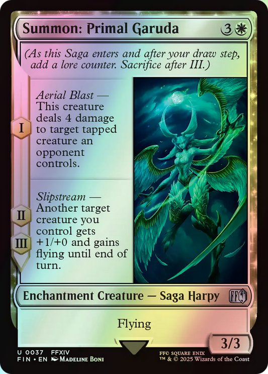 Summon: Primal Garuda (FIN) #37 [EN/F] s/o