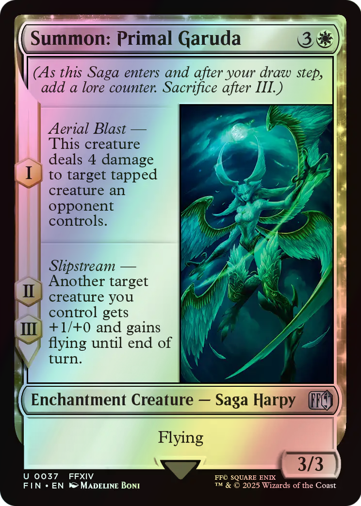 Summon: Primal Garuda (FIN) #37 [EN/F] s/o
