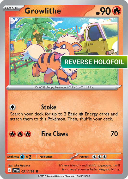 Growlithe - 031/198 (SVI) #031 [EN/R] s/o
