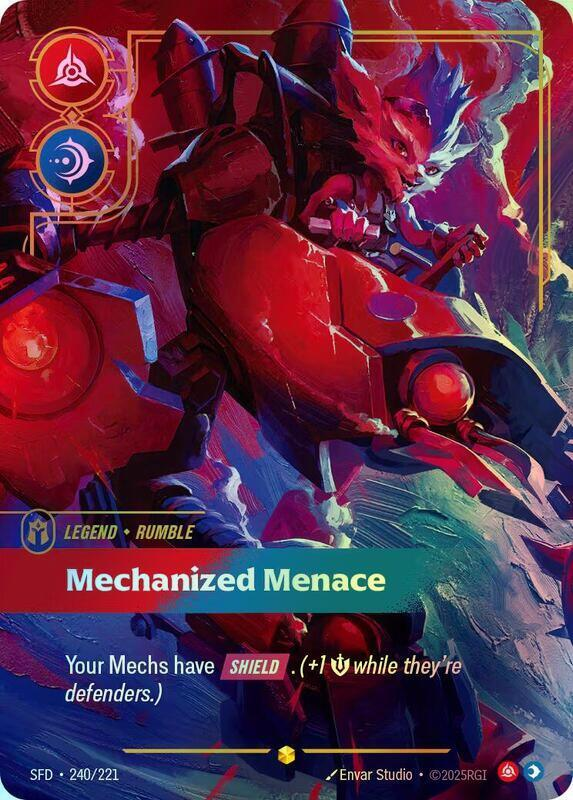 Rumble - Mechanized Menace (Overnumbered) (SFD) #240 [EN/F] s/o