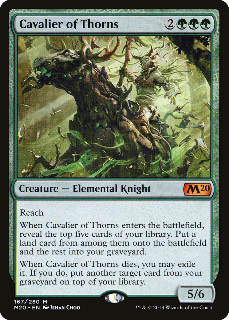 Cavalier of Thorns (M20) #167 [EN/N]