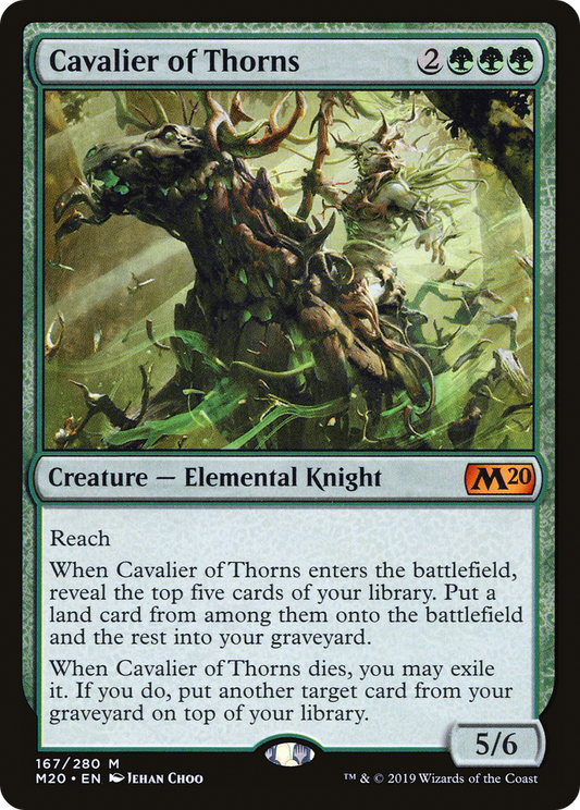 Cavalier of Thorns (M20) #167 [EN/N]