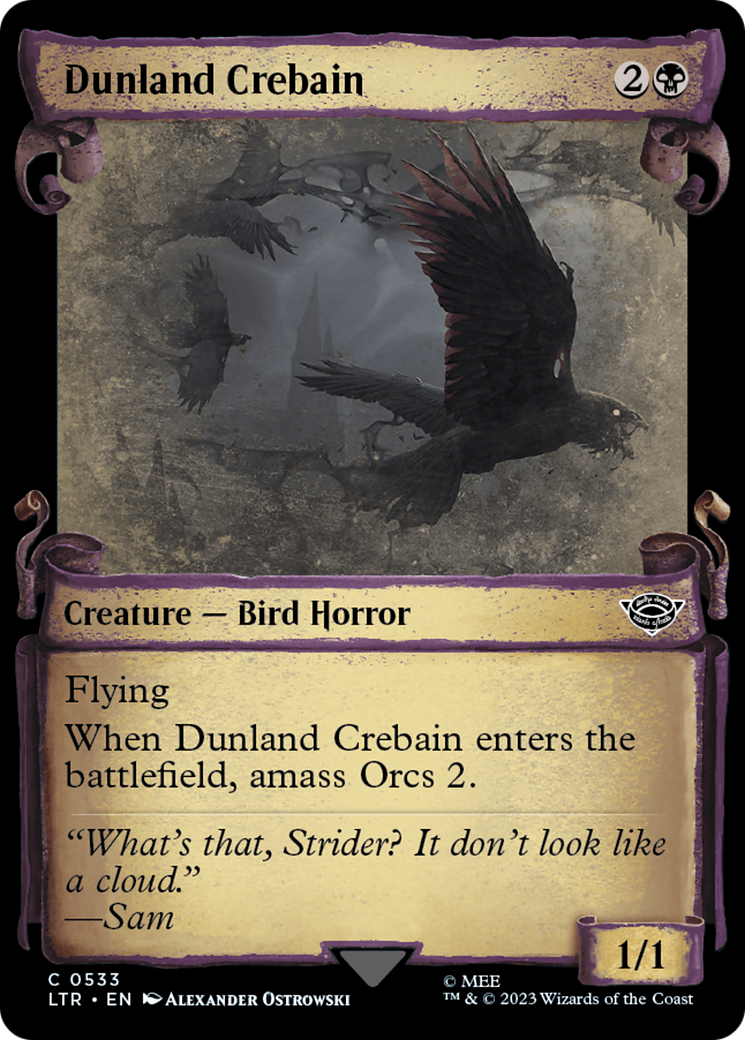 Dunland Crebain (LTR) #533 [EN/N] s/o