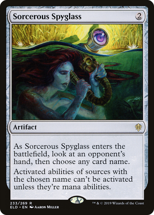 Sorcerous Spyglass (ELD) #233 [EN/N]