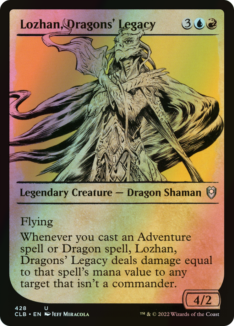 Lozhan, Dragons' Legacy (CLB) #428 [EN/F] s/o