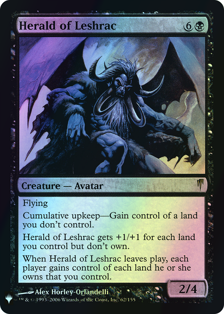 Herald of Leshrac (PLST) #CSP-62 [EN/F] s/o