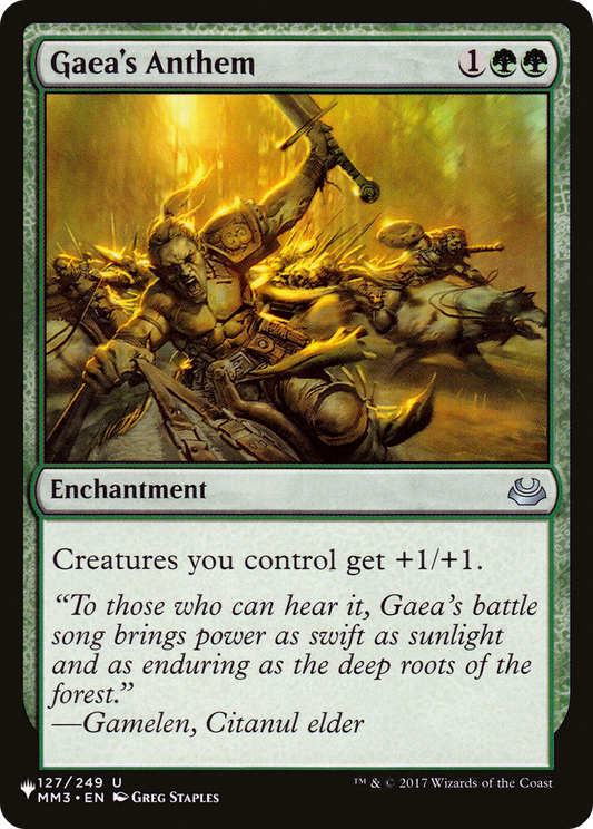 Gaea's Anthem (PLST) #MM3-127 [EN/N]