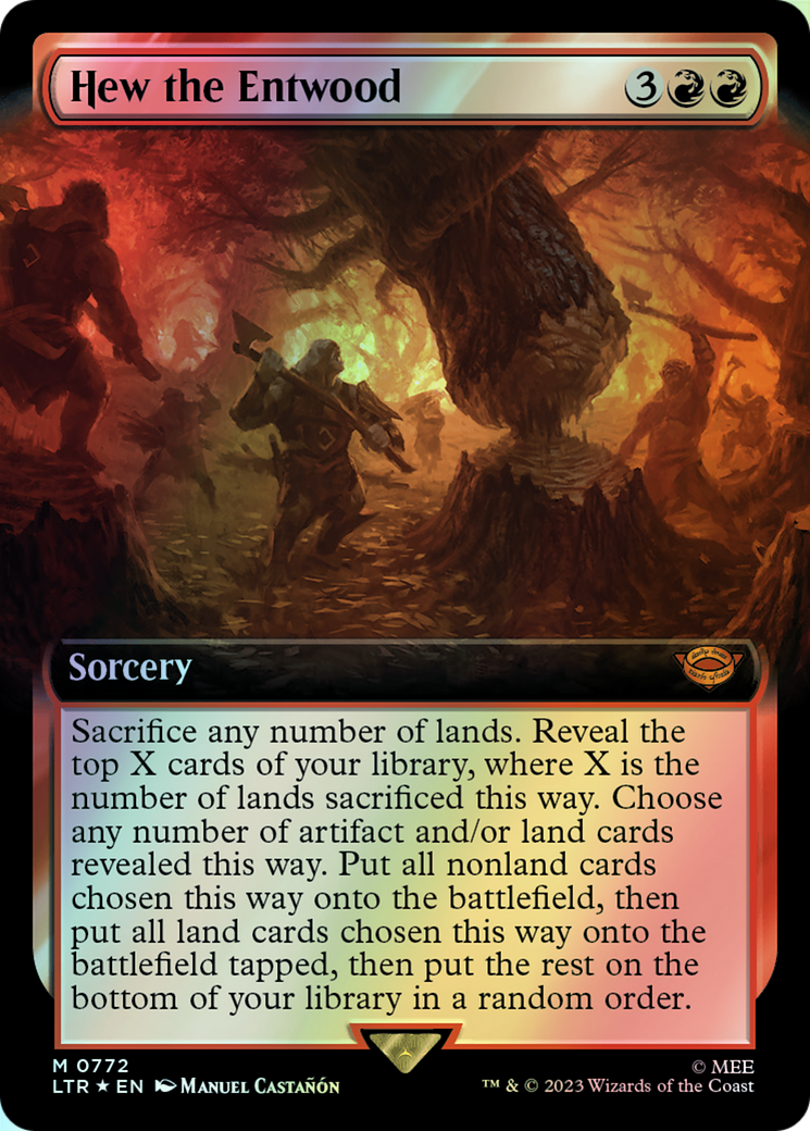 Hew the Entwood - Surge Foil (LTR) #772 [EN/F] s/o