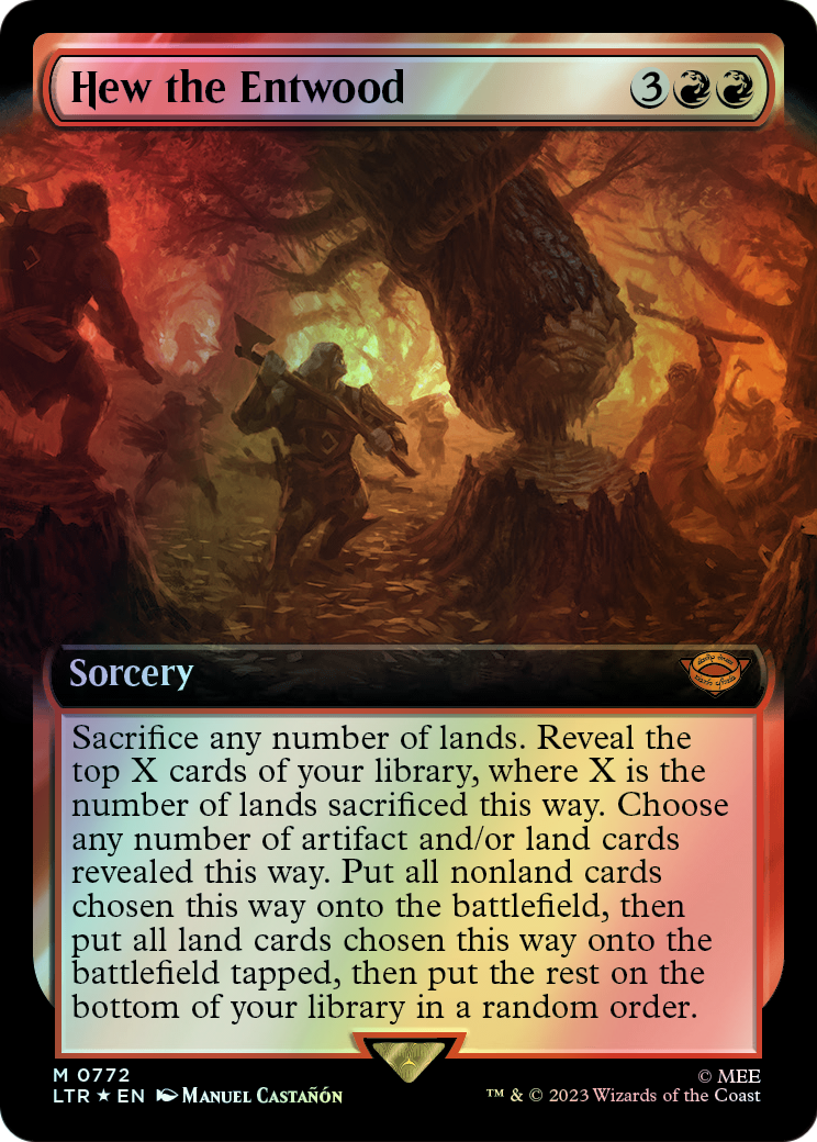 Hew the Entwood - Surge Foil (LTR) #772 [EN/F] s/o