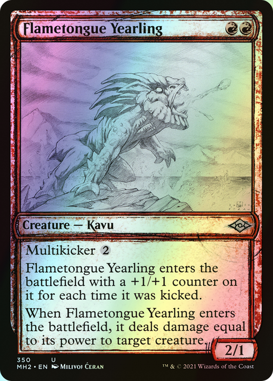 Flametongue Yearling (MH2) #350 [EN/F]