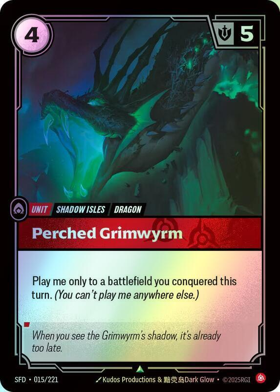 Perched Grimwyrm (SFD) #015 [EN/F] s/o
