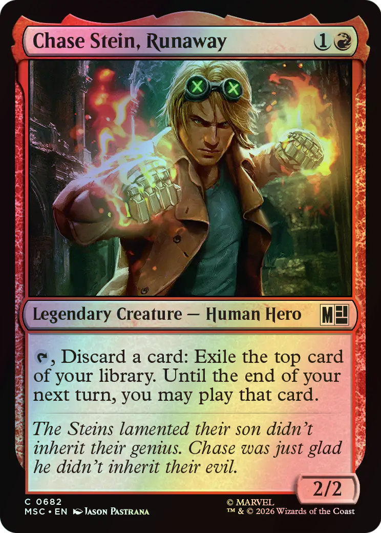 Chase Stein, Runaway (MSC) #682 [EN/F]