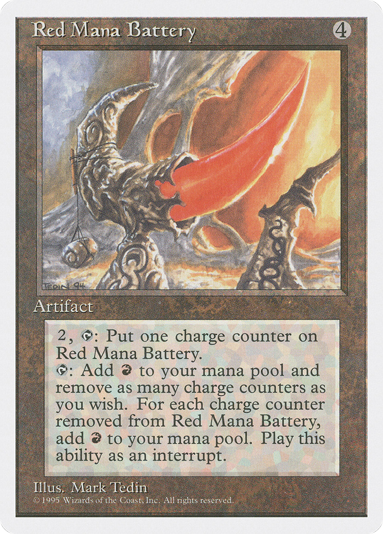 Red Mana Battery (4ED) #343 [EN/N]