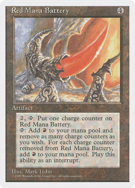 Red Mana Battery (4ED) #343 [EN/N]