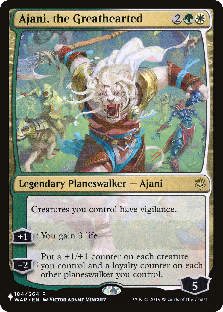 Ajani, the Greathearted (PLST) #WAR-184 [EN/N]