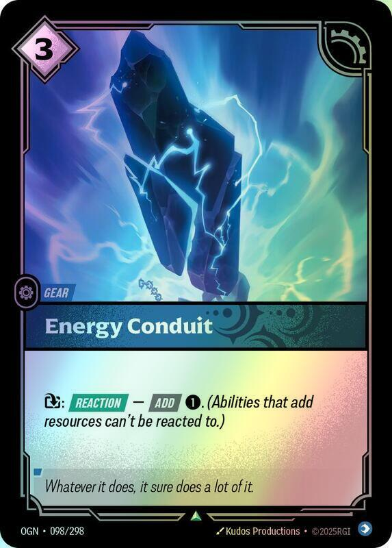 Energy Conduit (OGN) #098 [EN/F] s/o