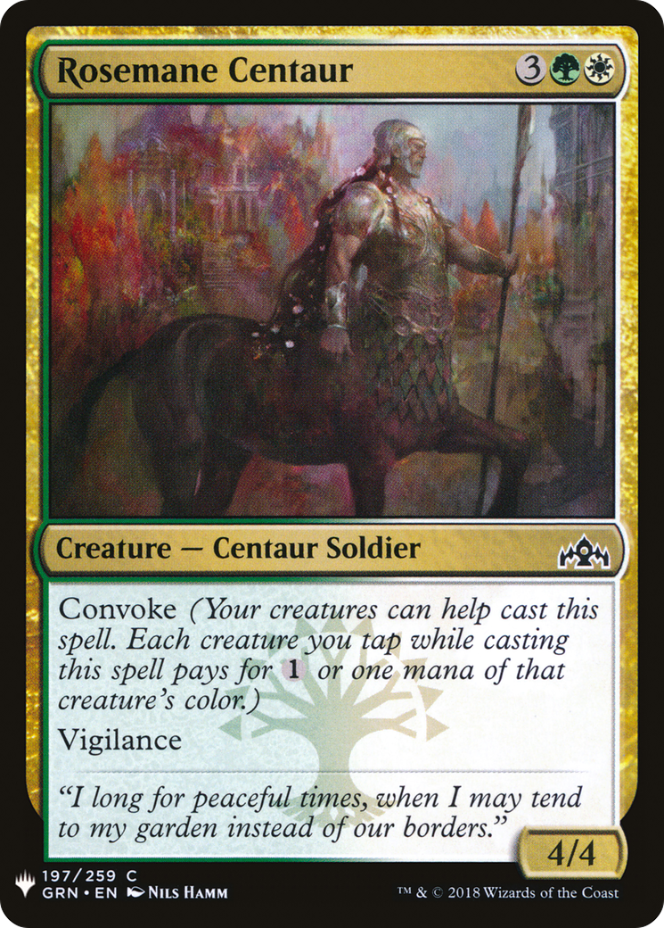 Rosemane Centaur (PLST) #GRN-197 [EN/N]