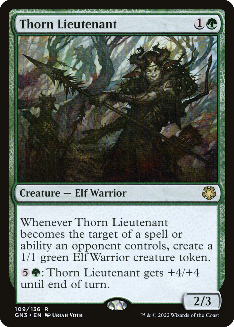 Thorn Lieutenant (GN3) #109 [EN/N]