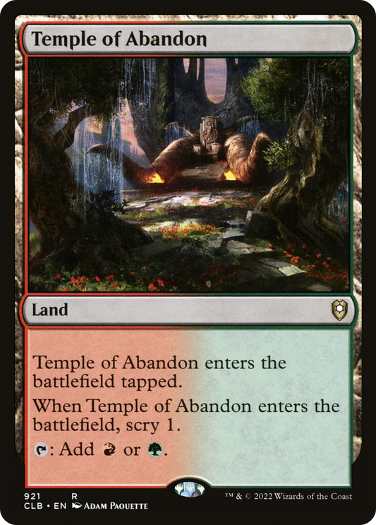 Temple of Abandon (CLB) #921 [EN/N] s/o
