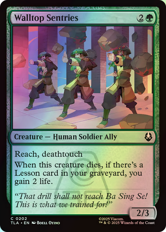 Walltop Sentries (TLA) #202 [EN/F] s/o