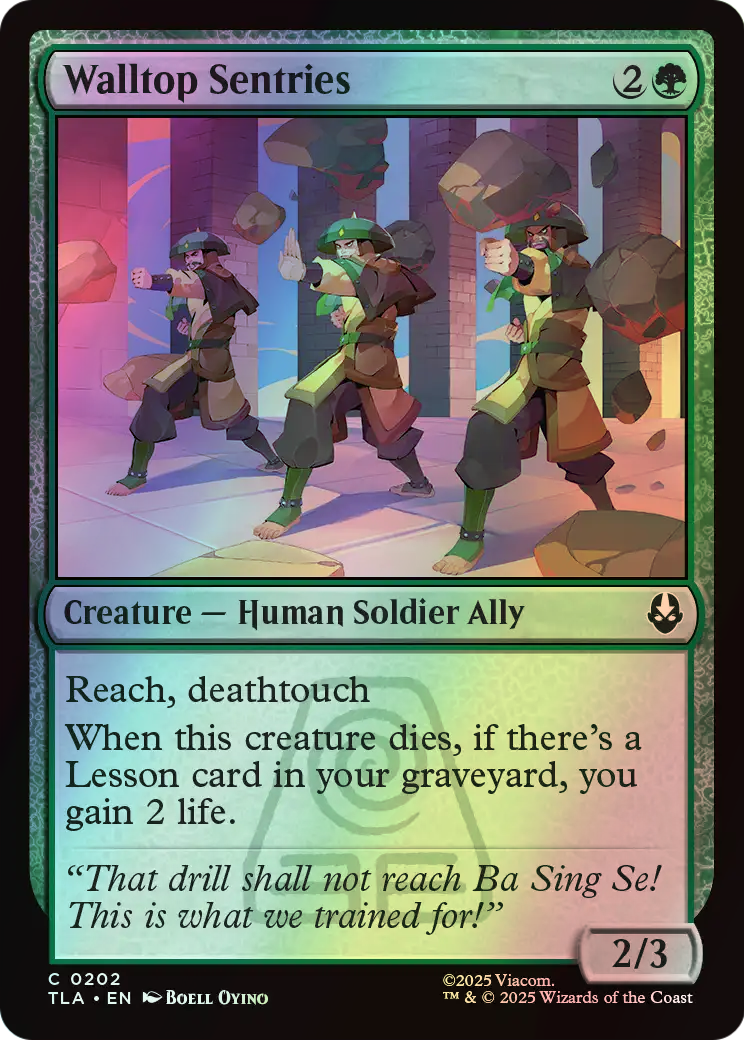 Walltop Sentries (TLA) #202 [EN/F] s/o