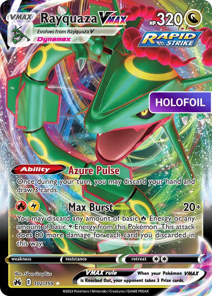 Rayquaza VMAX (102) (CRZ) #102 [EN/H] s/o