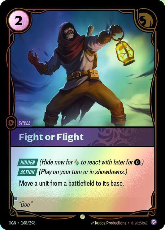 Fight or Flight (OGN) #168 [EN/F]