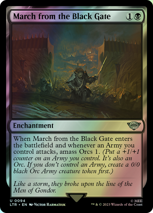 March from the Black Gate (LTR) #94 [EN/F] s/o
