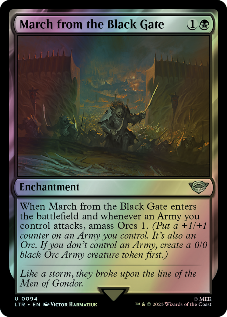 March from the Black Gate (LTR) #94 [EN/F] s/o