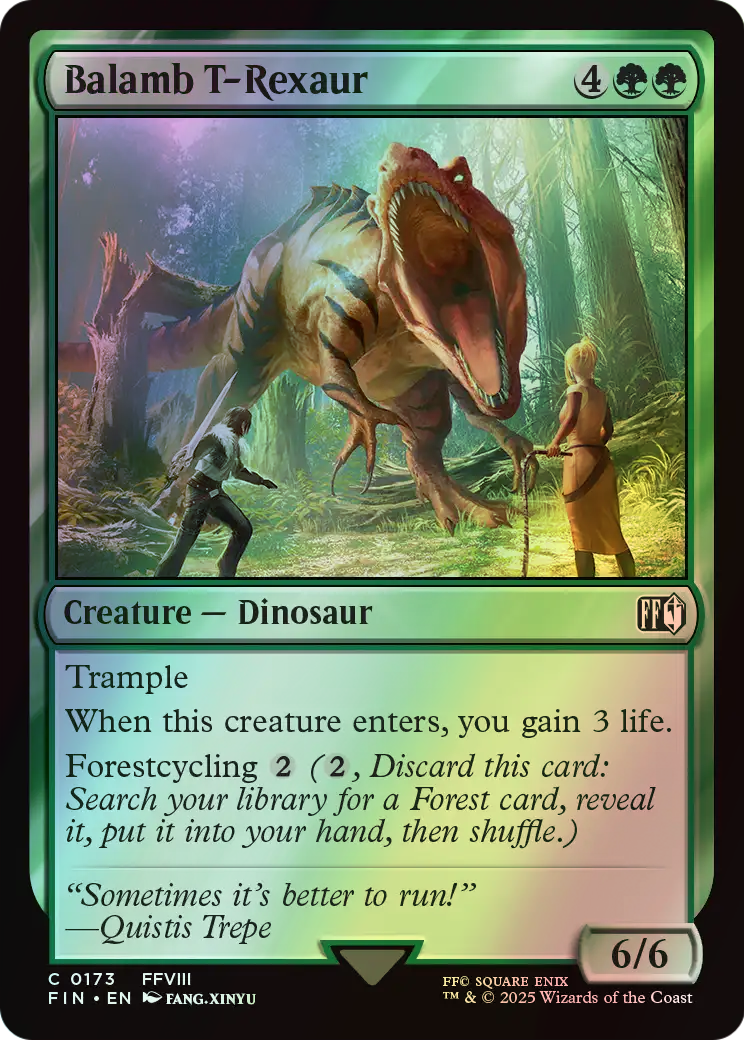 Balamb T-Rexaur (FIN) #173 [EN/F] s/o
