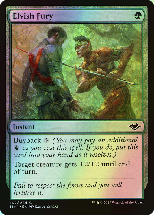 Elvish Fury (MH1) #162 [EN/F]
