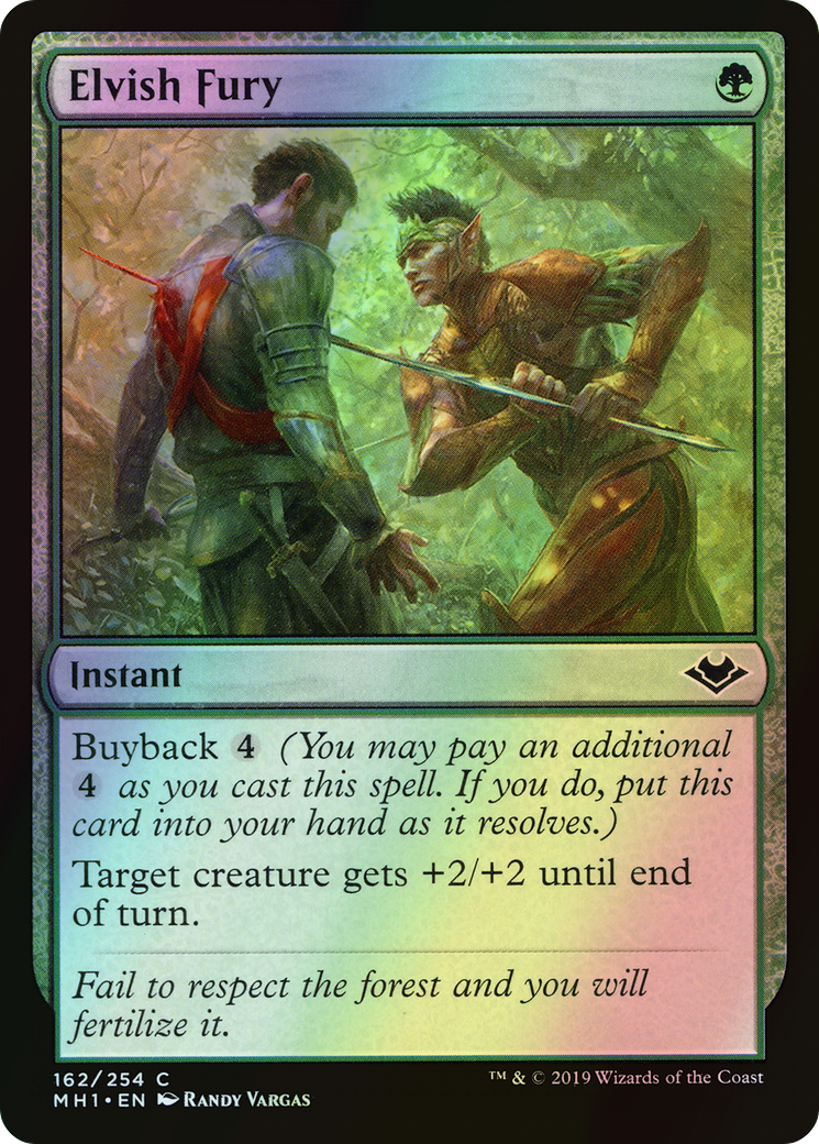 Elvish Fury (MH1) #162 [EN/F]