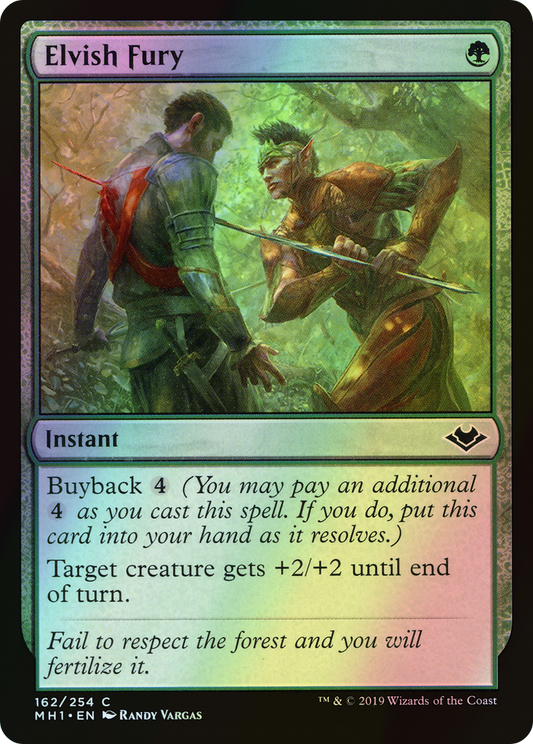 Elvish Fury (MH1) #162 [EN/F]