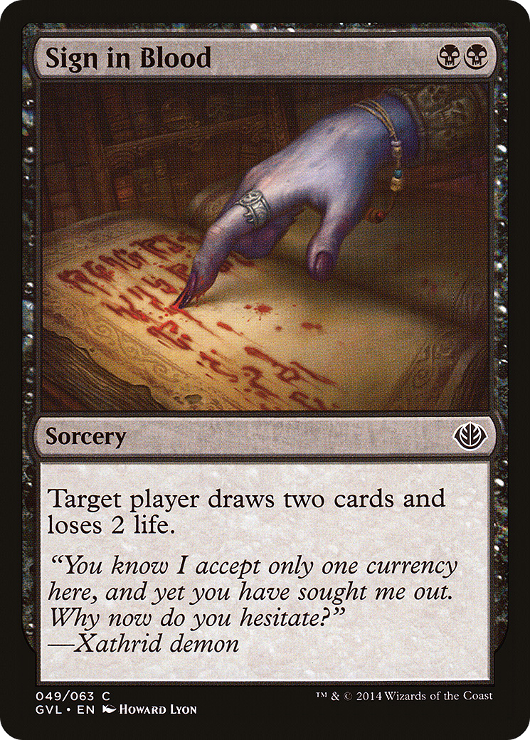 Sign in Blood (GVL) #49 [EN/N]