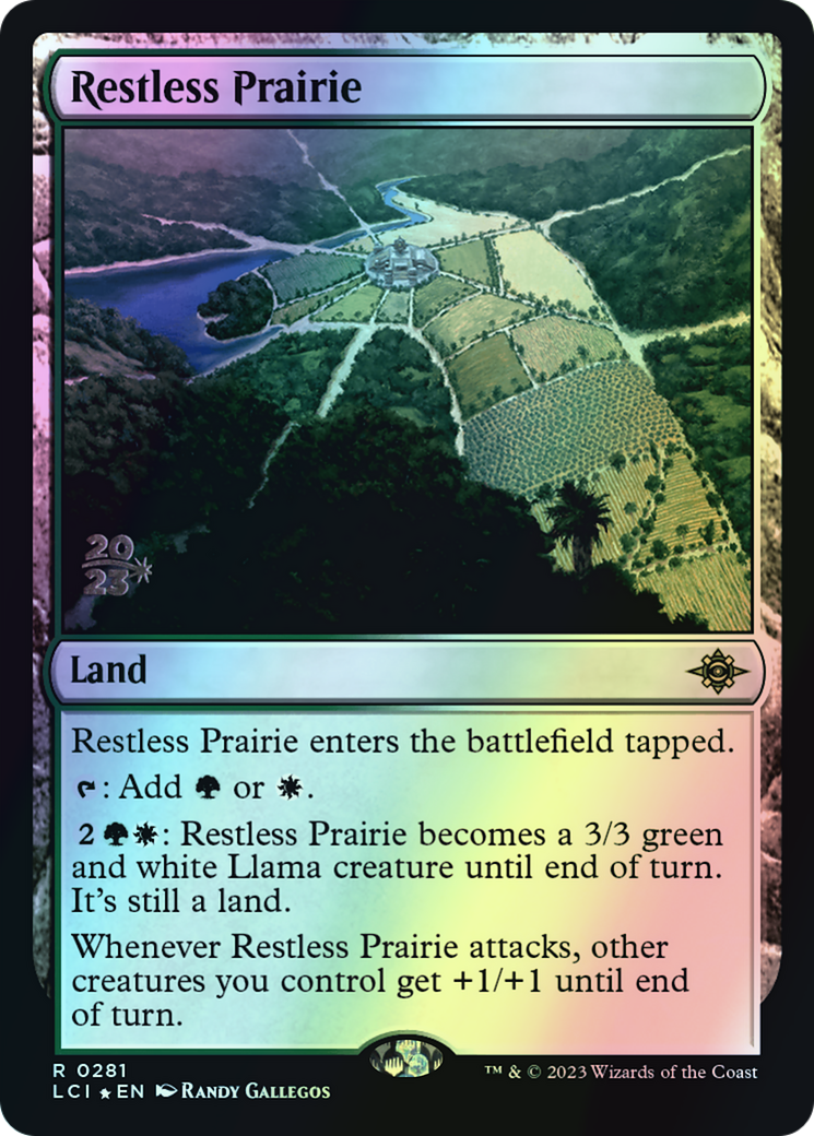 Restless Prairie (PLCI) #281s [EN/F] s/o