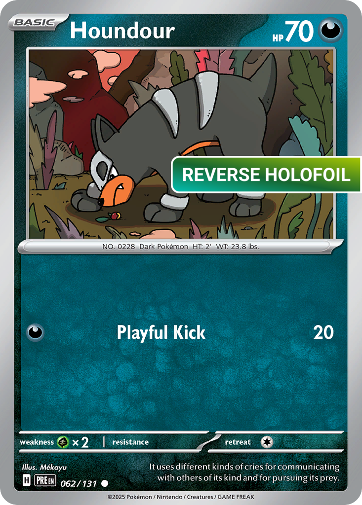 Houndour (PRE) #62 [EN/R]