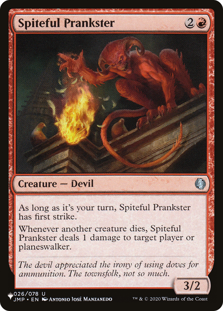 Spiteful Prankster (PLST) #JMP-26 [EN/N]