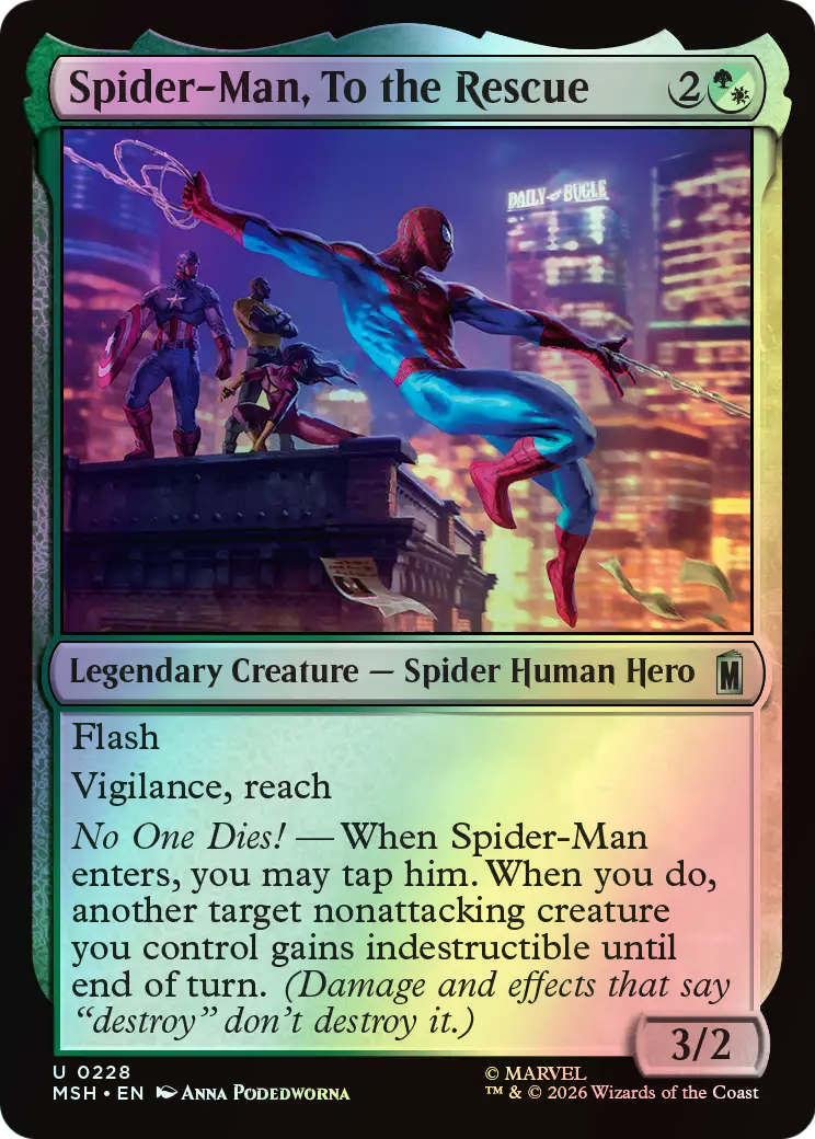 Spider-Man, To the Rescue (MSH) #228 [EN/F]