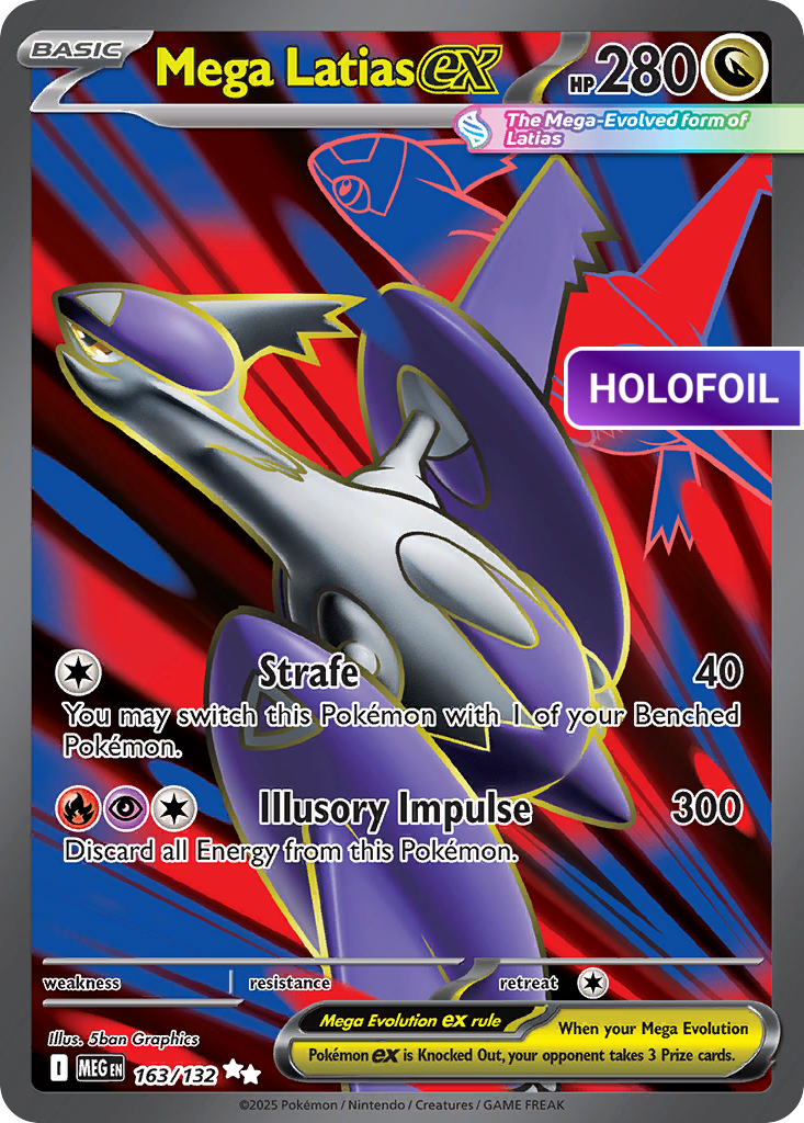 Mega Latias ex - 163/132 (MEG) #163 [EN/H] s/o