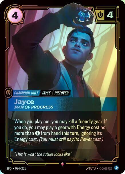 Jayce - Man of Progress (SFD) #084 [EN/F] s/o